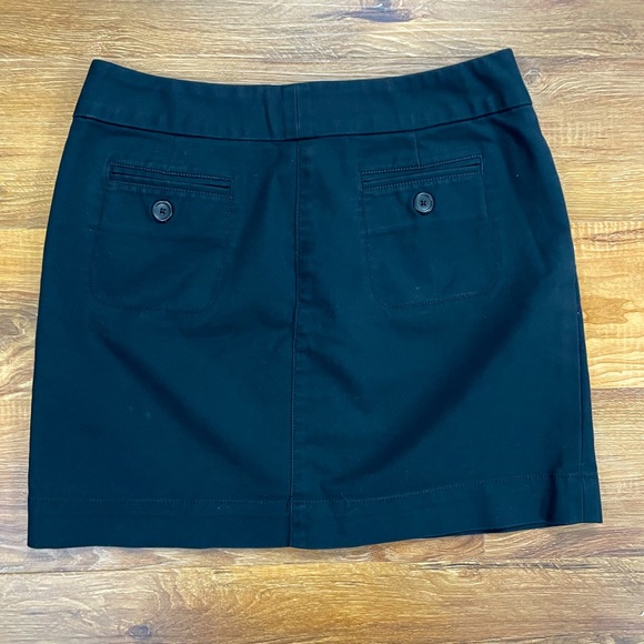 Banana Republic navy blue chino skirt size 6 - Picture 2 of 3